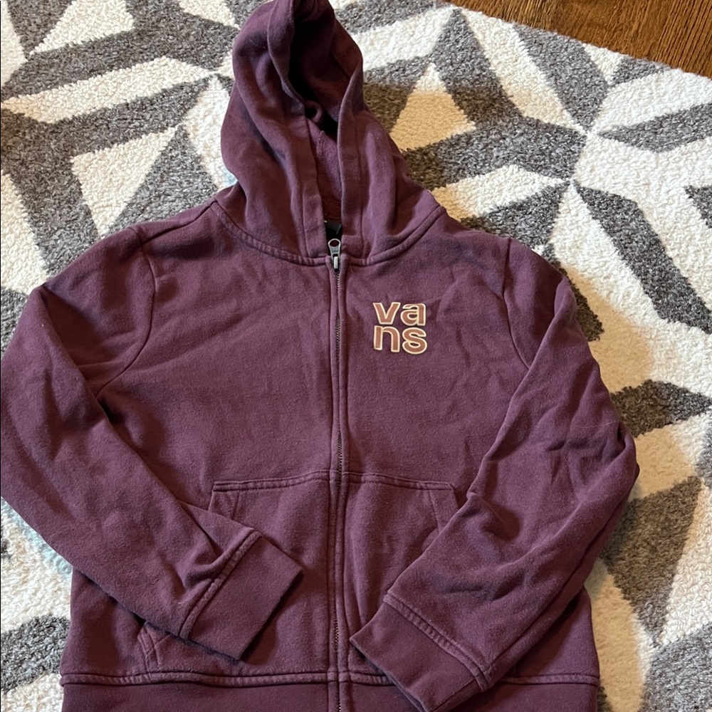 Vans Medium Deep Purple Zip-Up Hoodie
